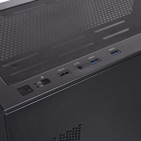 THERMALTAKE 650W 80+ BRONZE H390 TG CA-3Y9-65S1WE-00 4-RGB FANLI GAMING MIC TOWER PC KASASI