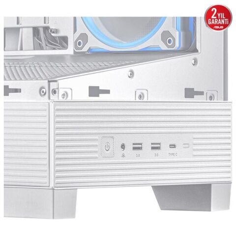 ASUS A31 PLUS TG ARGB GAMING MID-TOWER PC KASASI BEYAZ