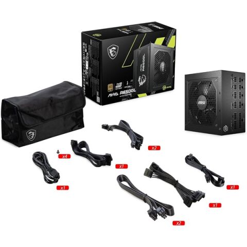 MSI 650W 80+ GOLD MAG A650GL POWER SUPPLY