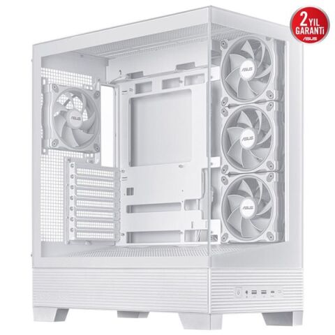 ASUS A31 PLUS TG ARGB GAMING MID-TOWER PC KASASI BEYAZ