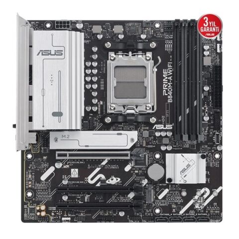ASUS PRIME B840M-A WIFI6E DDR5 HDMI-DP USBC PCIE 4.0 AM5 mATX