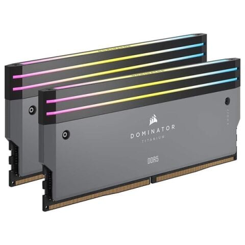 CORSAIR 64GB (2X 32GB) DDR5 6000MHZ CL30 RGB DUAL KIT PC RAM DOMINATOR TITANIUM CMP64GX5M2B6000Z30