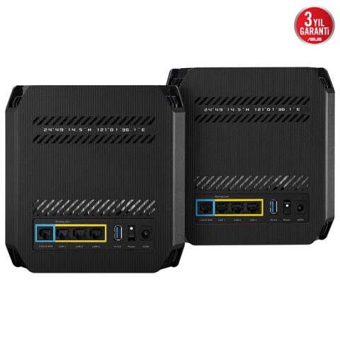 <![CDATA[Asus ASUS GT6(B-2-PK) AX10000 GAMING ROUTER 2-LI PAKET]]>