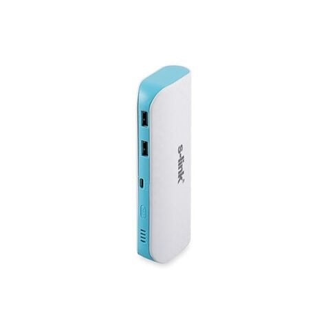 S-link IP-8044 8000mAh 1A/2.1A 2*Usb Beyaz/Mavi Taşınabilir Pil Şarj Cihazı