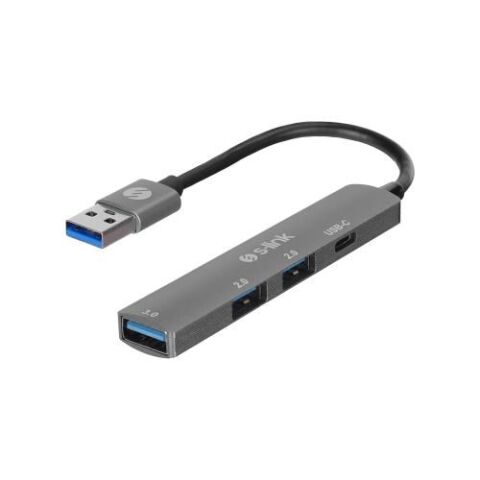 S-LINK SW-U322 2-USB2.0,1-USB3.0, 1-TYPE-C METAL USB HUB ÇOKLAYICI