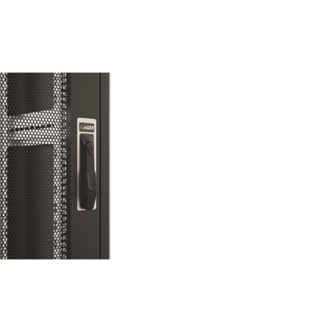 AGER 42U 800x800mm Dikili Tip Siyah Kabinet Vega AG-VB42U8080S1 Cam Kapak