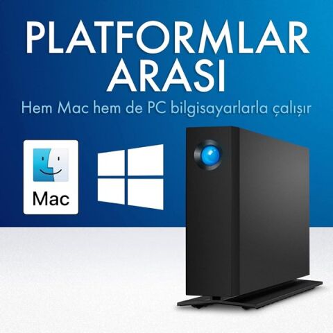 LACIE 24TB D2 PROFESSIONAL STHA24000800 THUNDERBOLT 4 HARİCİ DİSK