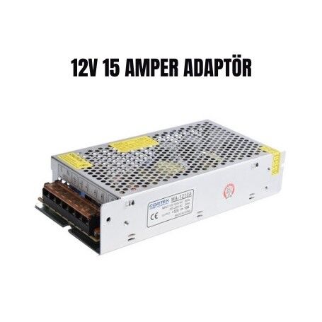 <![CDATA[CORTEX 12v 15amper Metal CCTV Adaptör]]>