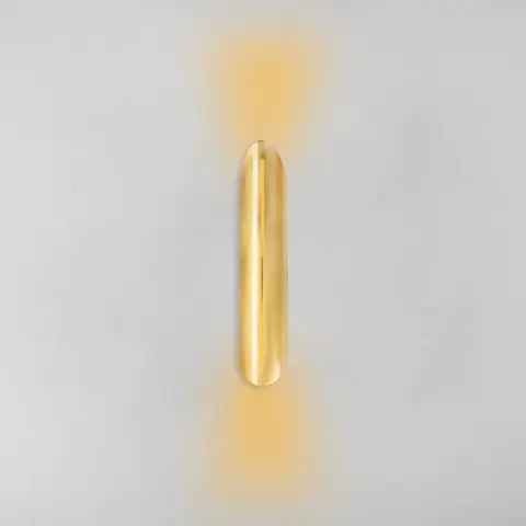 Parlak Gold Metal Borulu Aplik PER-3141