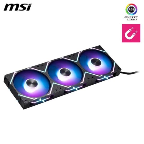MSI MPG EZ120 ARGB-B KASA FANI+KONTROL ÜNİTESİ 3-lü paket