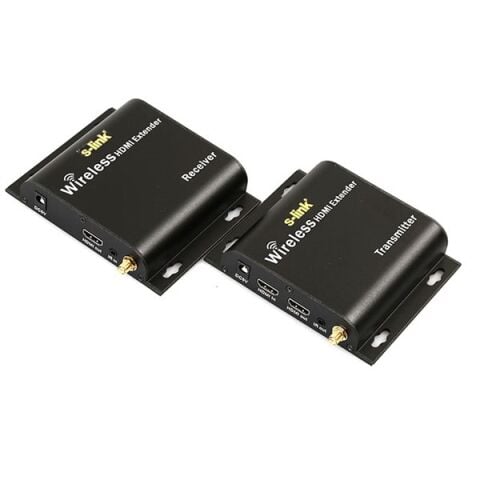 <![CDATA[S-LINK SL-HDWEX300M Kablosuz 5.8Hz HDMI Extender 300m Uzatıcı]]>