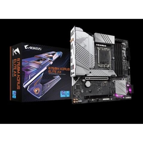 GIGABYTE B760M AORUS ELITE AX WIFI DDR5 HDMI DP PCIE 4.0 1700p ATX