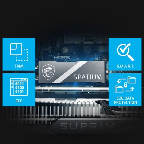 MSI SSD SPATIUM M580 PCIE 5.0 NVME M.2 2TB FROZR