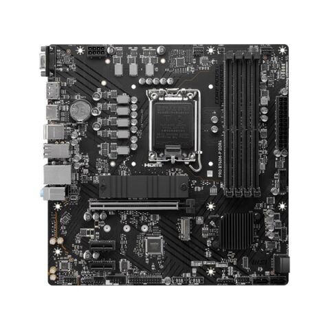 MSI PRO B760M-P DDR4 HDMI DP PCIe 16X v4.0 1700p mATX Kutu Açık (OUTLET)