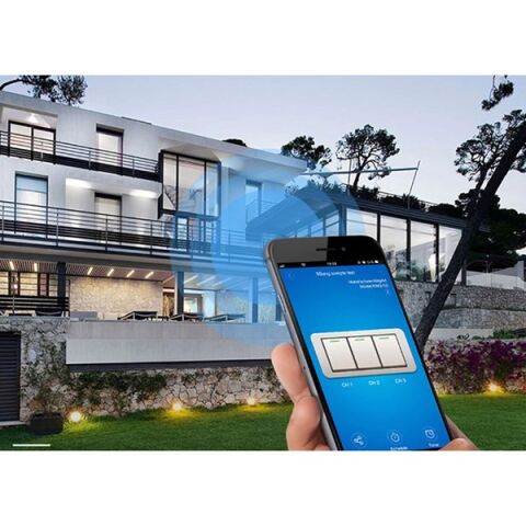 <![CDATA[S-Link Swapp SL-EG33 Kablosuz ve Dokunmatik Aydınlatma Anahtarı 3'Lü Wifi TUYA Destekli]]>