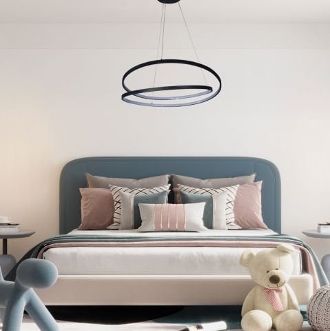 Sarkıt Led Avize Double Circle PLA30035 Led Avize