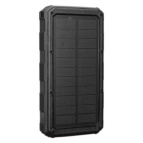 <![CDATA[S-link P120 12000mAh PRM 2*USB+Type-C+Micro Led Lamba + 1.2W Solar Panelli Siyah Taşınabilir Pil Şarj Cihazı Powerbank]]>