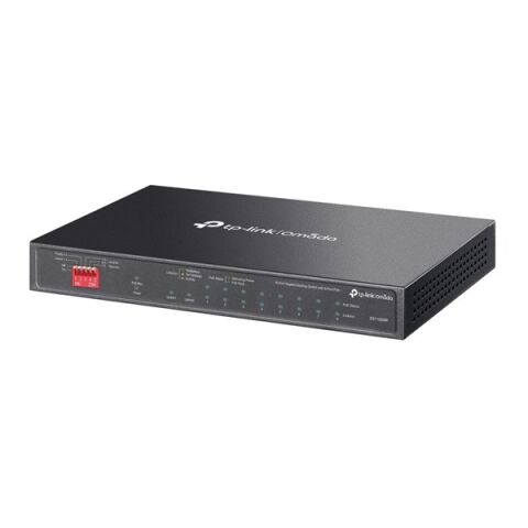 TP-LINK 8port DS110GMP GIGABIT 1-SFP 2-UPLINK 123W FULL POE YÖNETİLEMEZ SWITCH