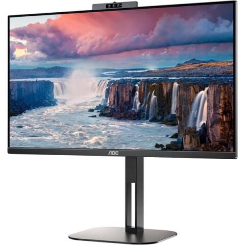 AOC 23.8'' IPS 24V5CW/BK 1MS 75Hz HDMI-DP-USB-C Pivot Video Konferans Monitör Outlet (Kutu Açık)