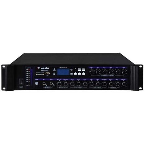 <![CDATA[WESTA WM-2250U 250W 100V 6-bölgeli Mikser Amfi]]>