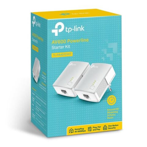 <![CDATA[TP-LINK TL-PA4010KIT 500mbps AV600 EV Ofis Tipi PowerLine Ağ Adaptörü 2-li paket]]>