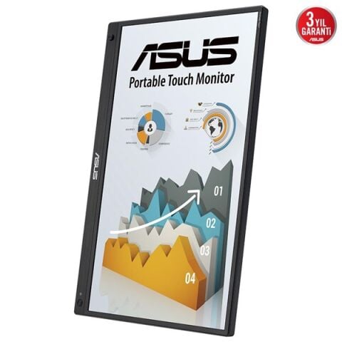 ASUS 16'' DOKUNMATIK ZENSCREEN MB16AMTR 5MS 60HZ mHDMI-USBC BATARYALI TAŞINABİLİR MONİTÖR
