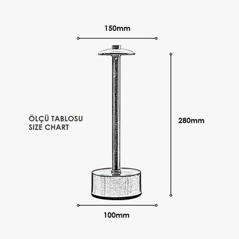 Şarjlı Masa Lambası Canopus