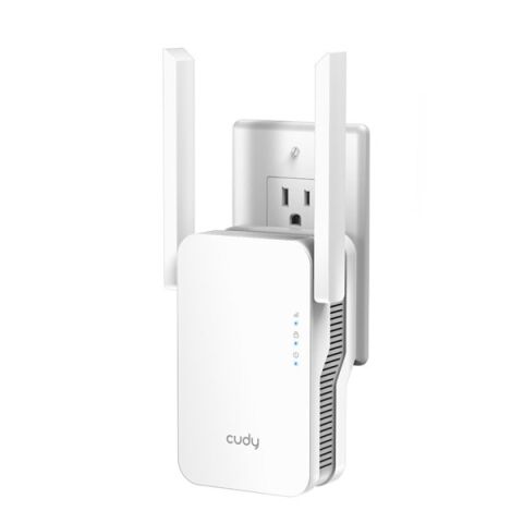 <![CDATA[CUDY RE1800 AX1800 Dual Band Mesafe Genişletici Priz Tipi]]>