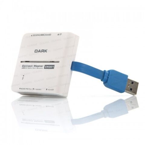 <![CDATA[DARK DK-AC-UCR301 USB 3.0 Beyaz Harici Kart Okuyucu]]>