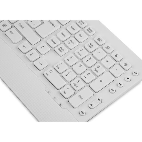 Everest KM-3850 Beyaz Q Multimedia Klavye + Mouse Set