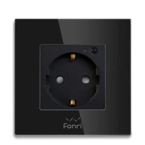 <![CDATA[Fonri Wf3-El3-0401-04 Wıfı Akıllı Duvar Prizi Siyah]]>