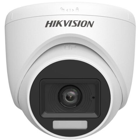 HIKVISION 2MP DOME 2.8MM DS-2CE76D0T-LPFS Akıllı Hibrit Işık Sesli Kamera