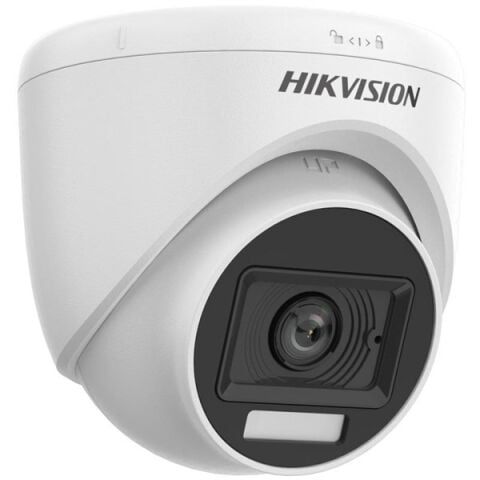 HIKVISION 2MP DOME 2.8MM DS-2CE76D0T-LPFS Akıllı Hibrit Işık Sesli Kamera
