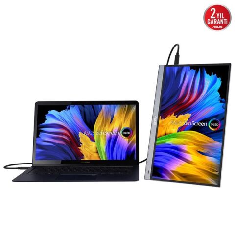 ASUS 15.6'' OLED ZENSCREEN MQ16AH 1MS mHDMI USBC TAŞINABİLİR MONİTÖR 1920X1080