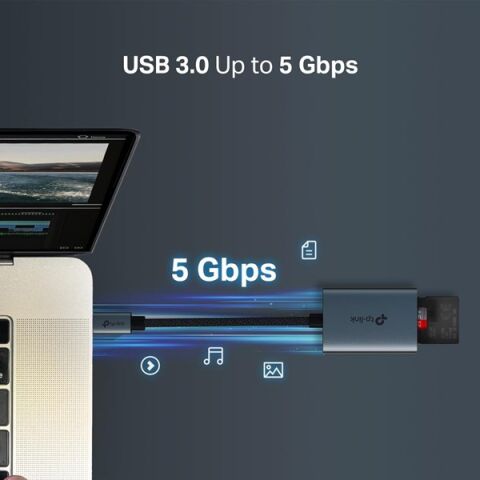 <![CDATA[TP-LINK UA430C USB Type-C'den SD ve microSD 3.0 Kart Okuyucu]]>