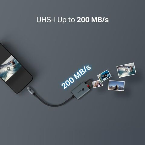 <![CDATA[TP-LINK UA430C USB Type-C'den SD ve microSD 3.0 Kart Okuyucu]]>