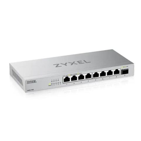 ZYXEL 8port XMG-108 2.5 Gigabit-1-SFP 10GbE Yönetilemez Switch Metal