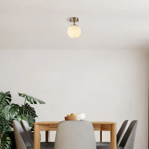 Eskitme Camlı Tekli Plafönyer PER-10220