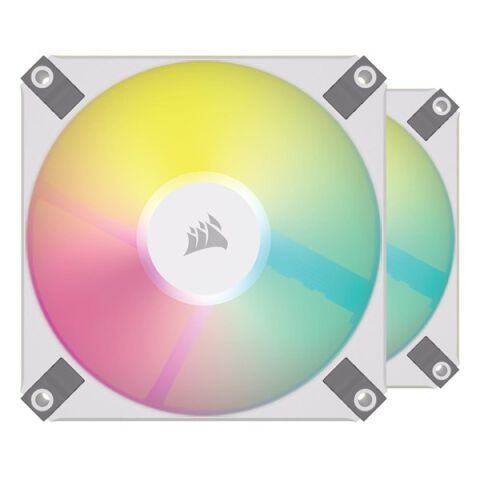 CORSAIR AF120 CO-9050165-WW RGB Elite Beyaz PWM Kasa Fanı 2-li Paket