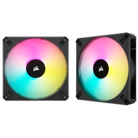 CORSAIR AF140 CO-9050156-WW Rgb Slım 140Mm Pwm Akışkan Dinamik Rulmanlı Fan - Siyah 2-li Paket