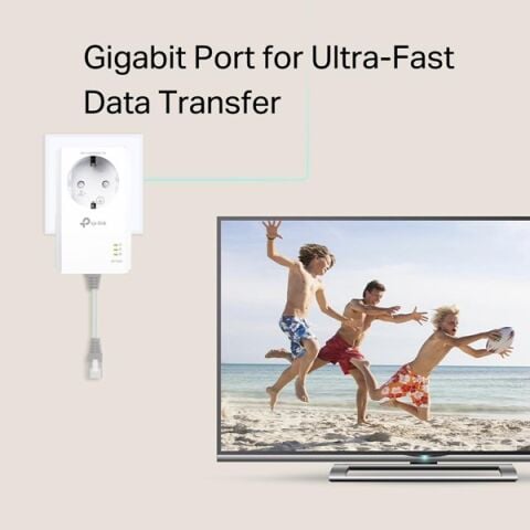 TP-LINK TL-PA7017P KIT AV1000 Gigabit Passthrough Powerline Başlangıç Kiti