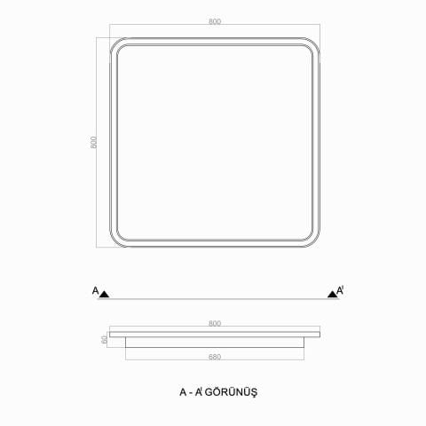 Plafonyer Led Avize PLA54102 Basis