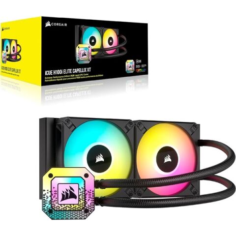 CORSAIR 240MM H100i Elite Capellix XT CW-9060068-WW RGB SIVI SOĞUTMALI İŞLEMCİ FANI