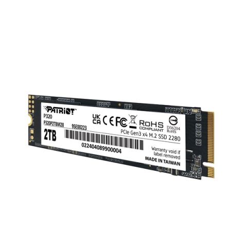 PATRIOT 2TB P320 P320P2TBM28 3000-2200MB/s M2 NVME GEN4 DİSK