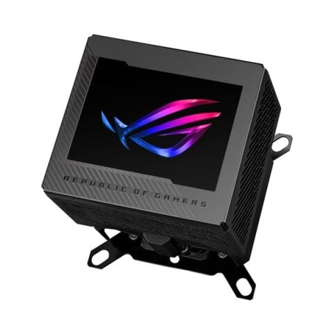 Asus Rog Ryujın Iıı Wb Cpu Su Bloğu Tam Renkli 3.5'' Lcd Ekran Gömülü Vrm Fanı 178 Mikro Soğutma Kanadı Ve Bakır Alaşımlı Soğuk Plaka Soğutma Teknolojisi İle Asetek Ve Rog Bağlantı Parçaları