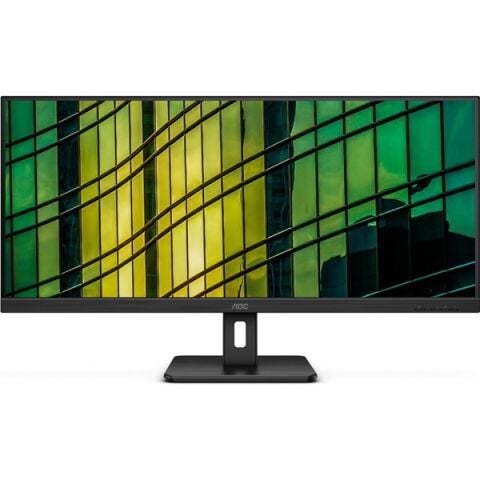 AOC 34'' VA U34E2M/BK 4MS 75Hz HDMI-DP EV Ofis Tipi Monitör (3440 X 1440)