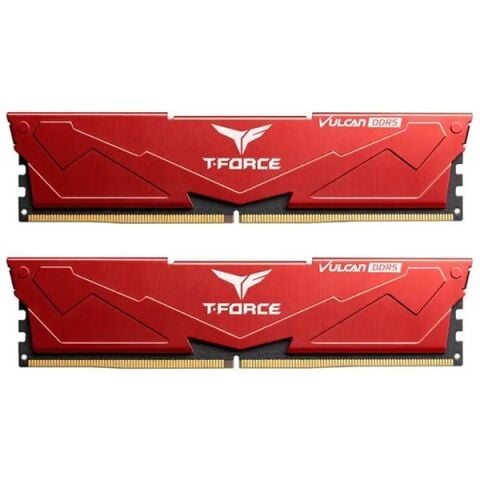 TEAM 32GB (2X 16GB) DDR5 5600MHZ CL36 DUAL KIT PC RAM T-FORCE VULCAN FLRD532G5600HC36BDC01