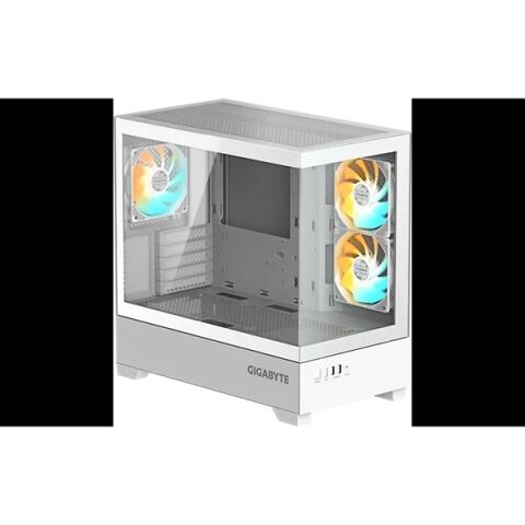 GIGABYTE GB-C201PI PANORAMIK GAMING MID-TOWER PC KASASI BEYAZ 360MM SIVI SOĞUTUCU DESTEĞİ