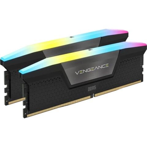 CORSAIR 32GB (2X 16GB) DDR5 6000MHZ CL30 RGB DUAL KIT PC RAM VENGEANCE RGB CMH32GX5M2B6000Z30K