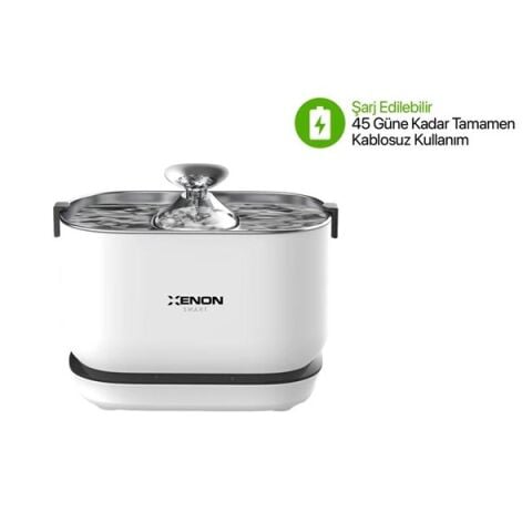 <![CDATA[XENON SMART X8652 Evcil Hayvan Otomatik Çelik Su Pınarı Bataryalı]]>